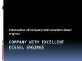Company with excellent diesel engines