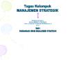 Rangkuman Buku : MANAJEMENT STRATEGIK  John A.Pearce II 