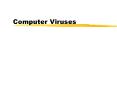 Computer Viruses Introduction Computer virus have becom