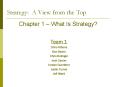 Strategy: A View from the Top Chapter 1   What Is Strategy