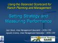 Using the Balanced Scorecard for Ranch Planning an
