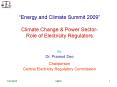  Energy and Climate Summit 2009  Climate Change & Powe