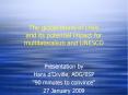 The global financial crisis and its potential impact fo