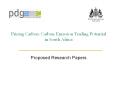 Pricing Carbon: Carbon Emission Trading Potential in Sout