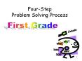 Four-Step Problem Solving Process * * * Four-Step Proces