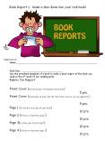 Book Report 1: Make a Mini-Book like your real book
