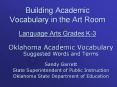 Building Academic Vocabulary in the Art Room Language Art