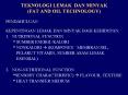 teknologi lemak dan minyak (fat and oil technology