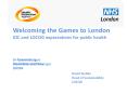 Welcoming the Games to London IOC and LOCOG expectations fo