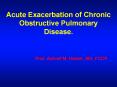 Acute Exacerbation of Chronic Obstructive Pulmonary Disease