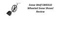 Wovel Snow Shovel Review:Snow Wolf SW0310 Wheeled Snow Shovel Review
