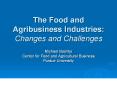The Agenda Forces Shaping the Food and Agribusiness Industr