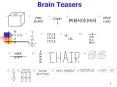 Brain Teasers 1. 2. 3. 4. 5. MA