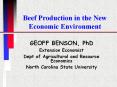 Beef Production in the New Economic Environment GEOF