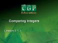 Comparing Integers Lesson 1.1.1 Lesson 1.1.1 Comparin