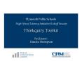 Plymouth Public Schools High School Literacy Initiativ