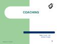 COACHING State Coach WA James Cooper Reviewed: 21/10/200