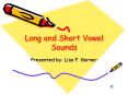 ... are five Long Vowel Sounds Long A Sound Long E Soun