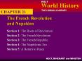 CHAPTER 21 The French Revolution and Napol on Section 1: Th
