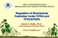 ... and Rodenticide Act (FIFRA) Federal Food, Drug, ... o