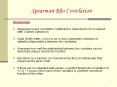 Spearman Rho Correlation Introduction Spearman's ran