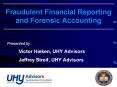 Fraudulent Financial Reporting and Forensic Accounting ..