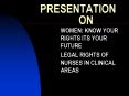 presentation on women: know your rights its your futur