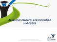 Academic Standards and Instruction and CCGPS Brad Bryant