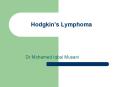Malignant lymphomas fall into two groups: Hodgkin's diseas