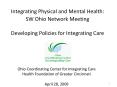 Integrating Physical and Mental Health: SW Ohio Networ