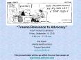  Trauma Relevance to Advocacy  RSVP Annual Conferenc