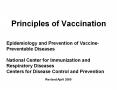 Epidemiology and Prevention of Vaccine-Preventable Disease