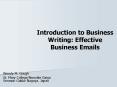 Introduction to Business Writing: Effective Business Email