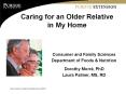 Caring for an Older Relative in My Home Consumer and Famil