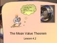 I wonder how mean this theorem really is? The Mean Valu