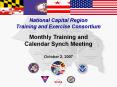 National Capital Region Training and Exercise Consortiu