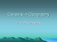 Careers in Geography It s worth considering Human Geograph