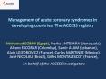 Management of acute coronary syndromes in developin