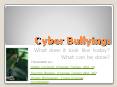 Cyber Bullying: What does it look like today? What can b