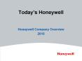 Honeywell Company Overview 2010 Company Overview 122,00