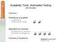 Scalability Tools: Automated Testing (30 minutes) Overvie