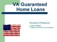 VA Guaranteed Home Loans Roanoke VA Regional Loan Cente