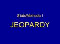 Stats/Methods I JEOPARDY Jeopardy Validity--$100 The exten