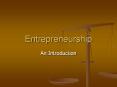 Entrepreneurship An Introduction Entrepreneurial Jo