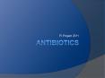 PI Project 2011 Learning Points Basics Choosing antibiotic