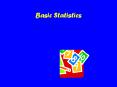 Basic Statistics  I always find that statistics are hard t