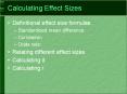 Calculating Effect Sizes Definitional effect size formula