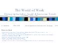 The World of Work: Demographic, Labor, Social & Economi