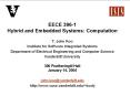 ... Linear Automata Linear Hybrid Systems Nonlinear Hybri