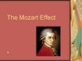 The Mozart Effect Definition of the Mozart Effect A stud
